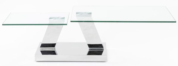 Enzo Swivel Glass Top Coffee Table - Image 7