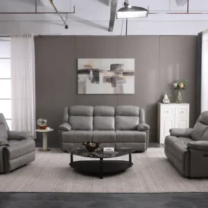 Ruby Leather Powered Recliner Sofa