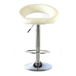 Pair Of 2 Murry Bar Stool PU Chrome