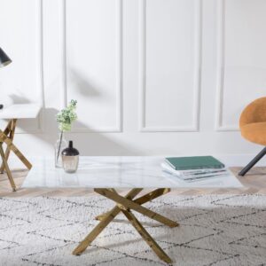 Sutton Gold Coffee Table Top Options Available