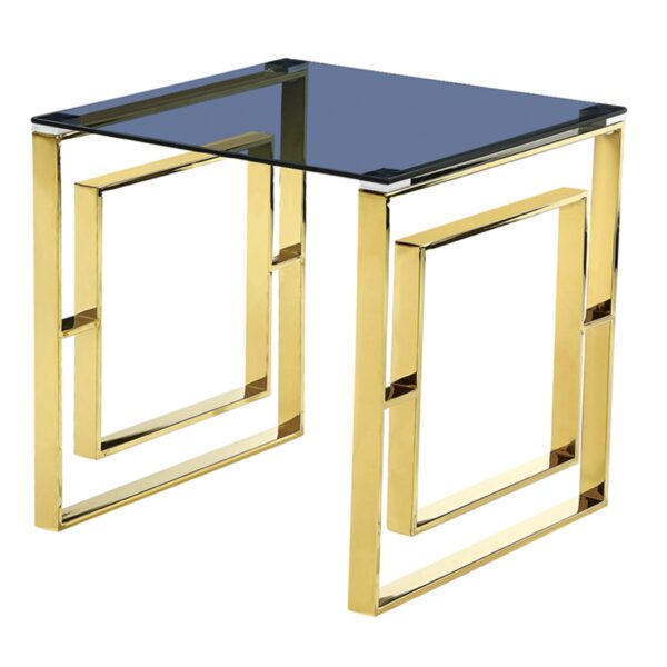 Memphis Glass Lamp Table
