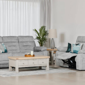 Wilbur 2Seater+3Seater Manual Recliner Grey