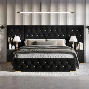 New Monaco Bed Frame with Wall Panels