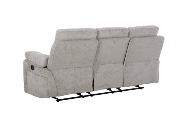 Wilbur 2Seater+3Seater Manual Recliner Grey - Image 2