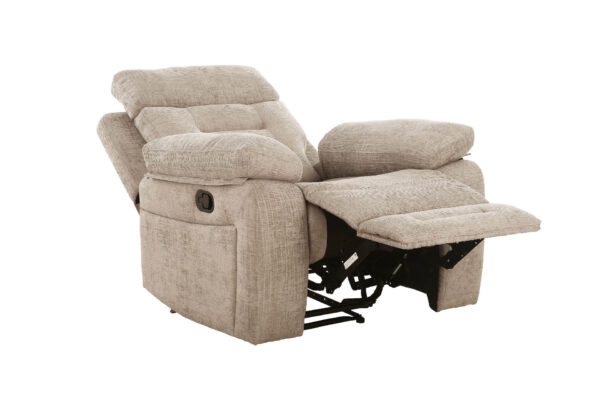 Wilbur 2Seater+3Seater Manual Recliner Grey - Image 6