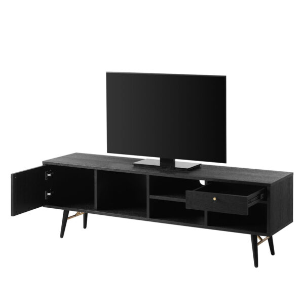 Barcelona 1500 TV Unit Black - Image 2