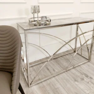 Stella Chrome Console Table