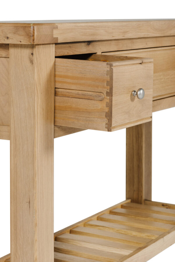 Delaney Console Table Oak - Image 5