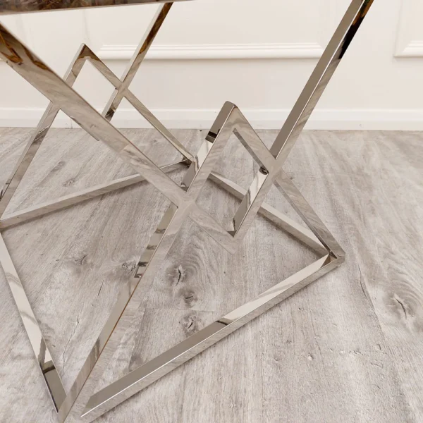 Vesta Chrome Lamp Table - Image 2