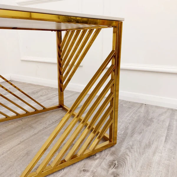 Azure Gold Console Table - Image 2