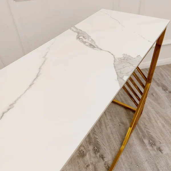Azure Gold Console Table - Image 3