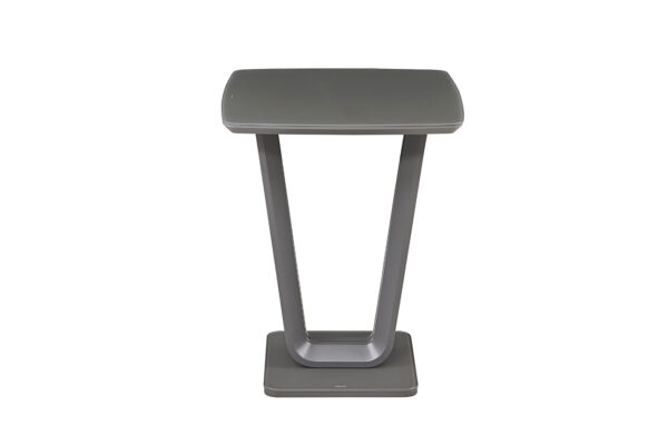Vida Living Lazzaro Graphite Grey Matt Bar Table