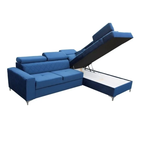 Gloss Corner Sofa/Sofa Bed - Image 2
