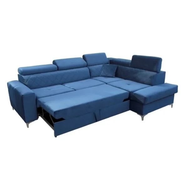 Gloss Corner Sofa/Sofa Bed - Image 3