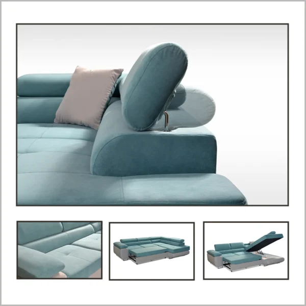LIDO Corner Sofa Bed - Image 5