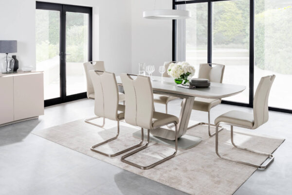 Vida Living Lazzaro Matt Extending Dining Table