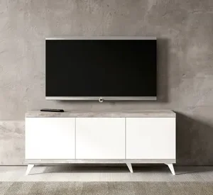 Modern Treviso White Italian Storage TV Unit