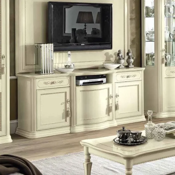 Torriani Ivory Italian Large TV Unit