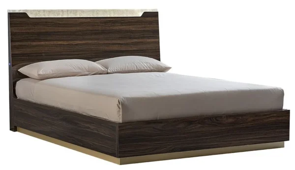 Smart Walnut Italian Bed