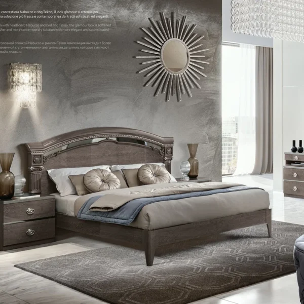 Camel Nabucco Silver Birch Italian Bed