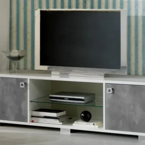 Stella White Italian 160cm TV Unit