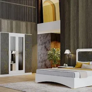 Dalia Grey Gold Bedroom