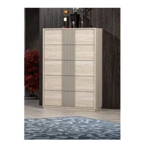 H2O Design Dafne Italian 5 Drawer Chest