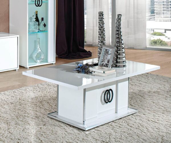 H2O Design Athen White Italian Coffee Table