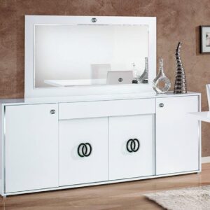 H2O Design Athen White Italian 4 door Sideboard