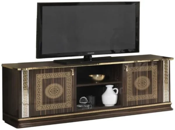Venus Walnut Italian 153cm Plasma TV Unit