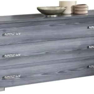 Nicole Grey Italian 3 Drawer Dresser