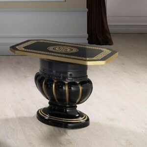 H2O Design Aurora Black-Gold Lamp Table