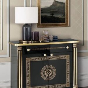 H2O Design Aurora Black-Gold Sideboard