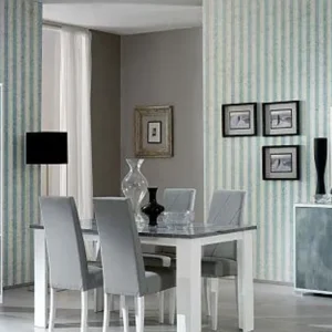 Stella White Italian 6 Seater Dining Table