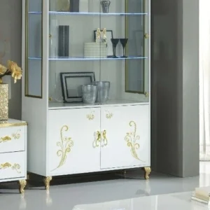 Sofia White&Gold 2Door Vitrine