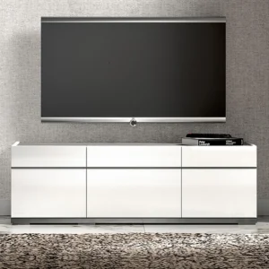 Modern Mara White Italian 140cm TV Unit