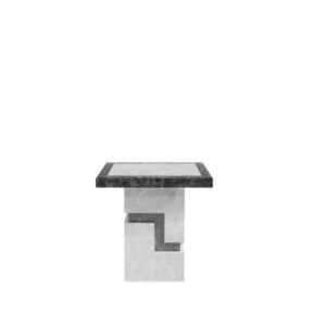 Venus Grey Marble Side Table