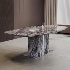 Ravello Grey Marble Dining Table