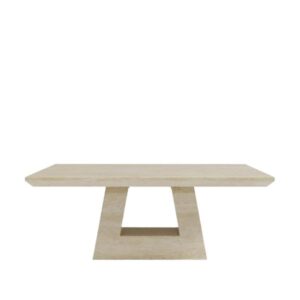 Pluto Beige Marble Coffee Table