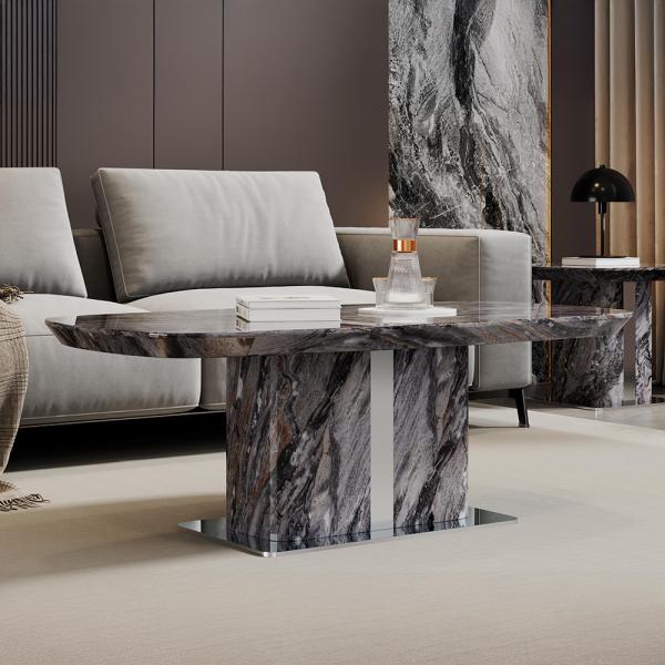 Ravello Grey Marble Coffee Table