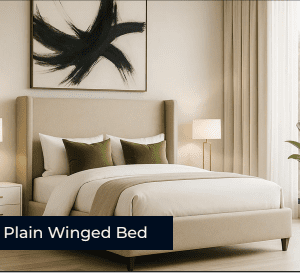 Plain Winged Bed Frame