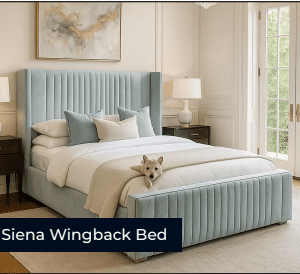 Siena Wingback Bed Frame