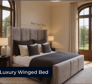 Luxury Winged Bed Frame