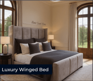 Luxury Winged Bed Frame