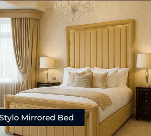 Stylo Mirrored Bed Frame