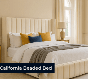 California Beaded Bed Frame