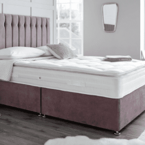 Divan Base With Buttoned Headboard