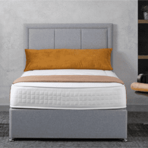 Divan Base With 3 Panels Bumper Headboard